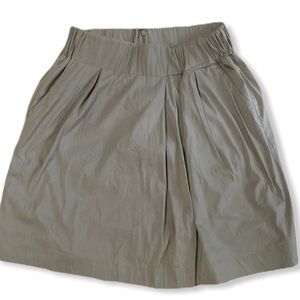 BANANA REPUBLIC A-Line Mini Skirt Pockets, Taupe M